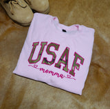 APPLIQUE MILITARY SWEATSHIRT