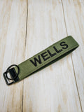 OD GREEN Personalized Key Chain Wristlet