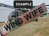 U.S. AIR FORCE ABU Personalized Key Chain Wristlet