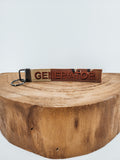 CHOCOLATE CHIP Personalized Key Chain Flat Tag