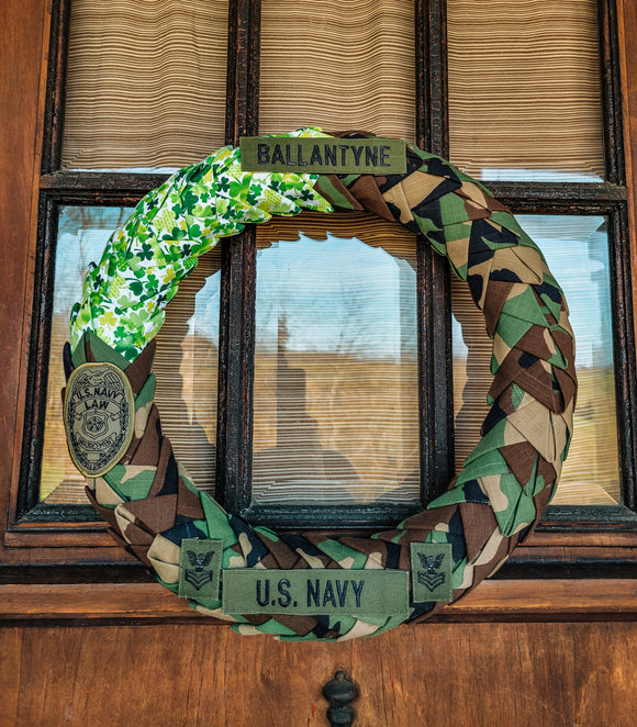 WOODLAND BDU WREATH