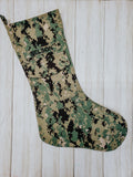 U.S. NAVY NWU III Christmas Stocking