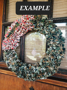 DESERT DCU Rag Wreath