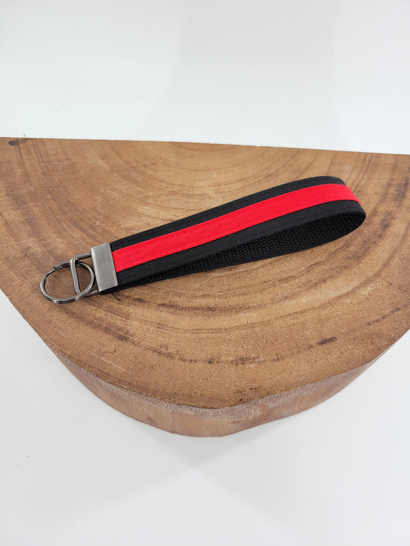 Thin Red Line Keychain